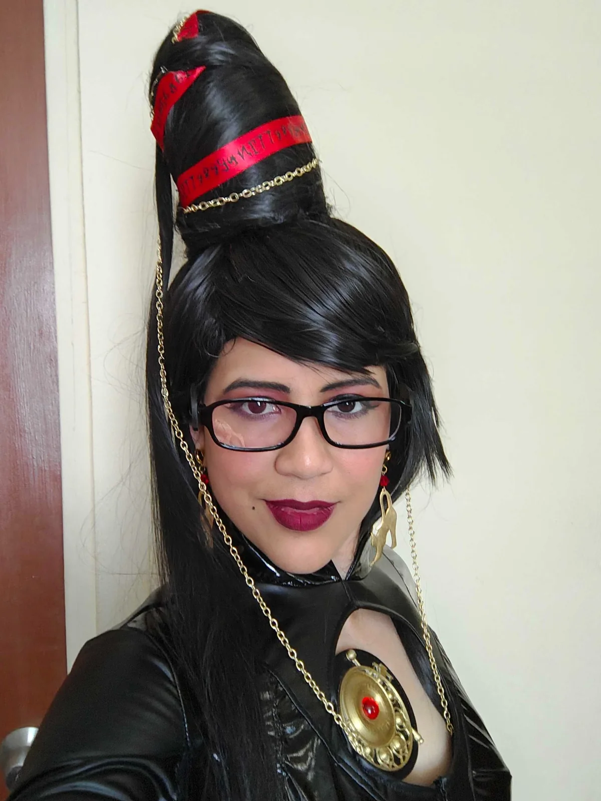 Cosplay portrait showing costume details